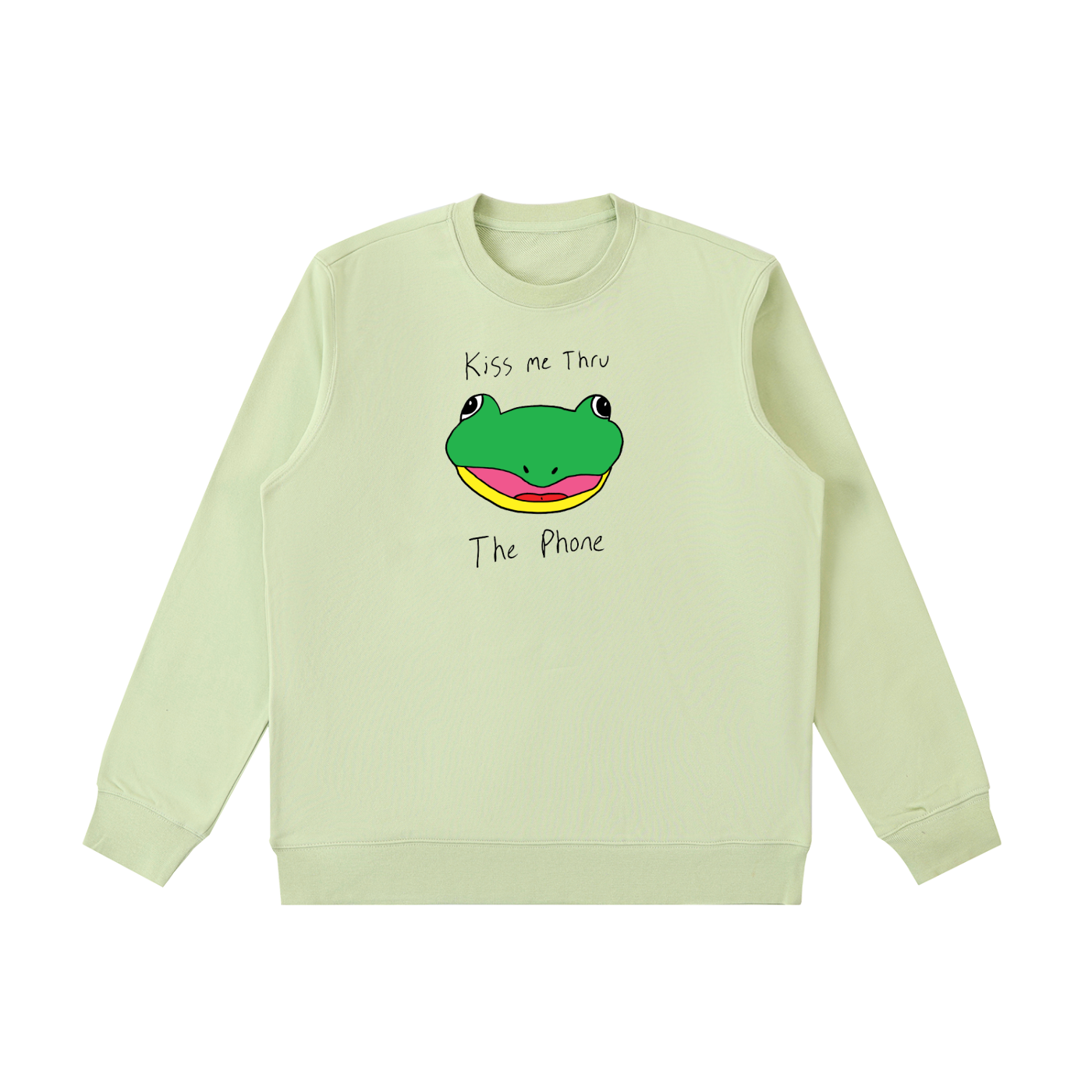 Kiss Me Thru The Phone Frog Sweatshirt