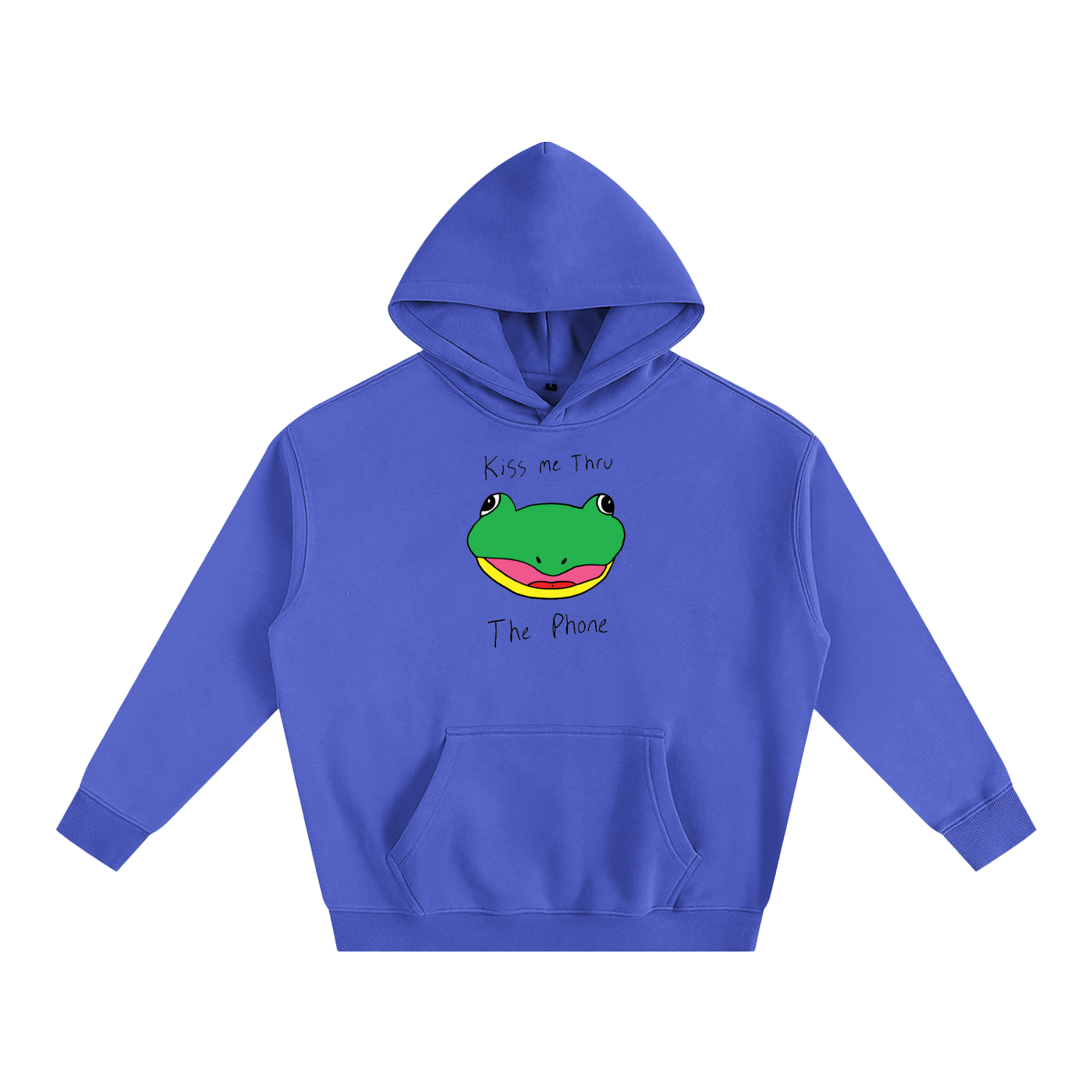 Kiss Me Thru The Phone Frog Hoodie