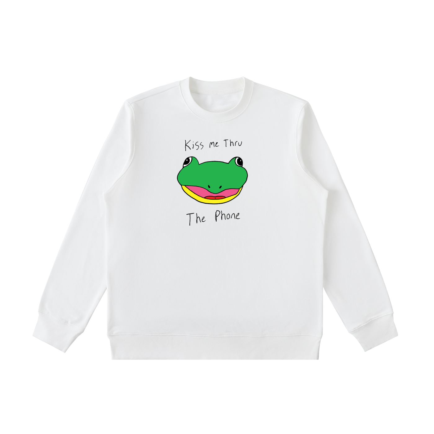 Kiss Me Thru The Phone Frog Sweatshirt