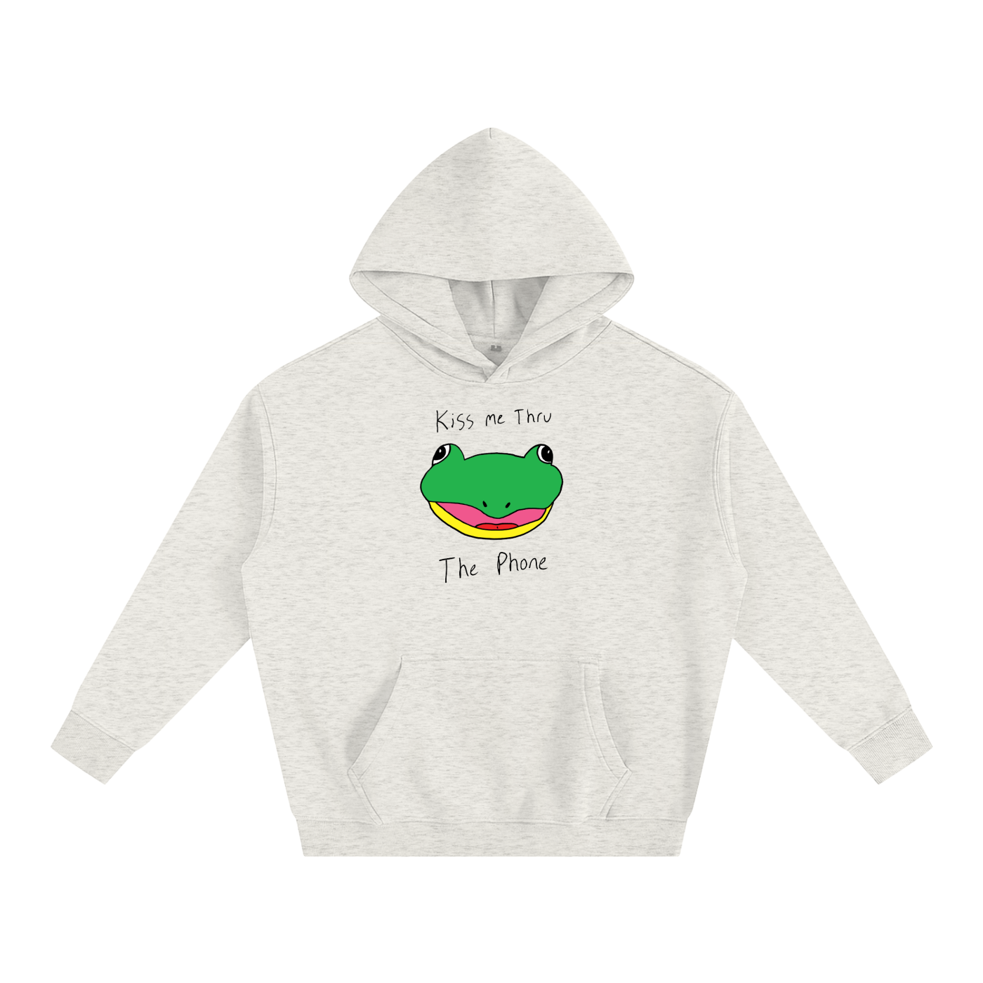 Kiss Me Thru The Phone Frog Hoodie