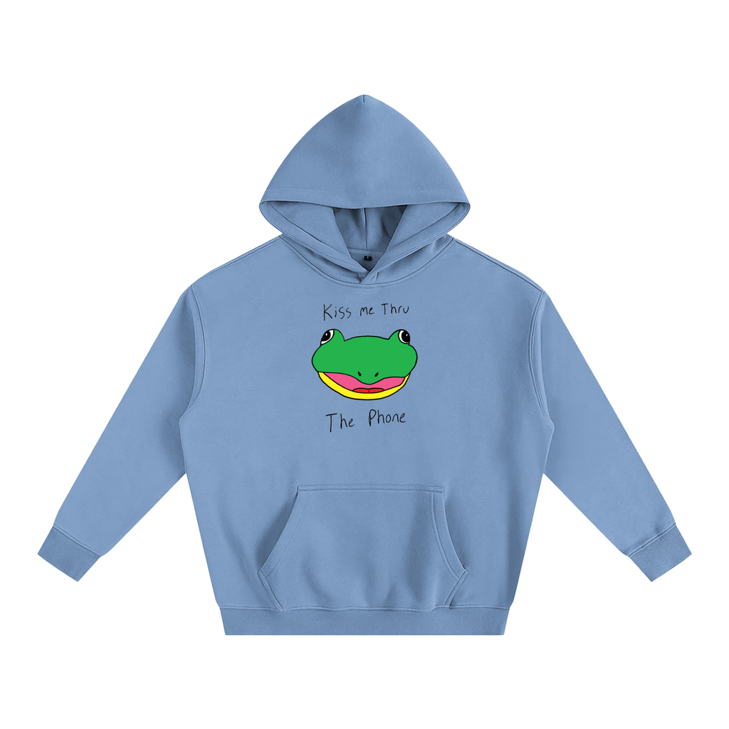 Kiss Me Thru The Phone Frog Hoodie