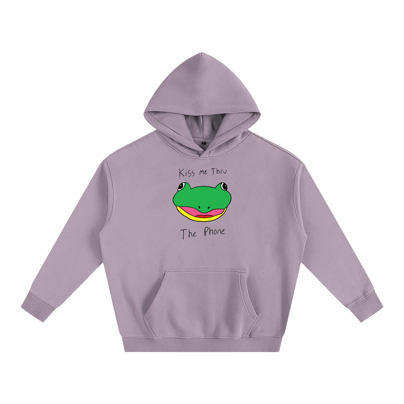 Kiss Me Thru The Phone Frog Hoodie