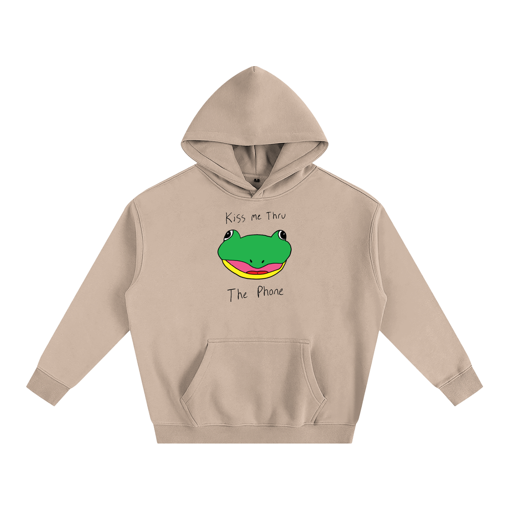 Kiss Me Thru The Phone Frog Hoodie
