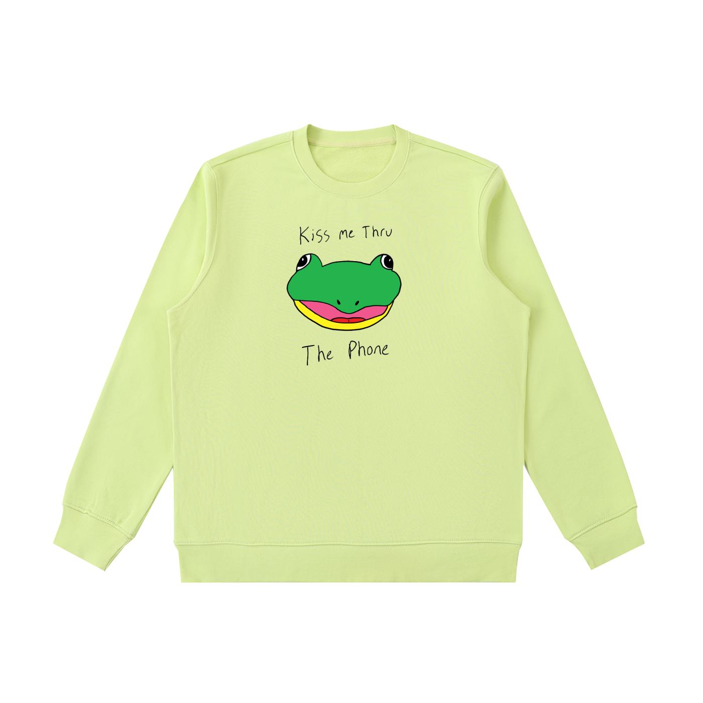 Kiss Me Thru The Phone Frog Sweatshirt